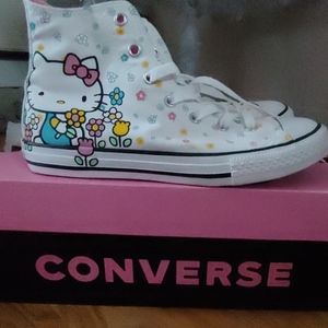Hello Kitty Converse Sneakers WORN TWICE